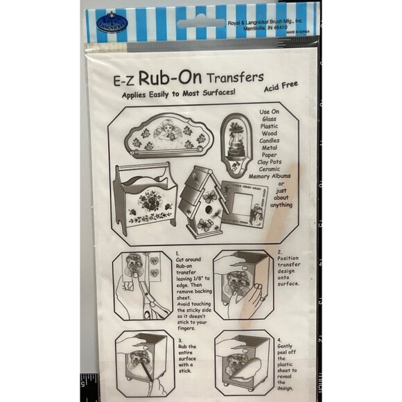 Royal Langnickel EZ RUB ON Transfer Santa Snowman FIT-223 BY JILLYBEAN FITZHENRY - Picture 3 of 3